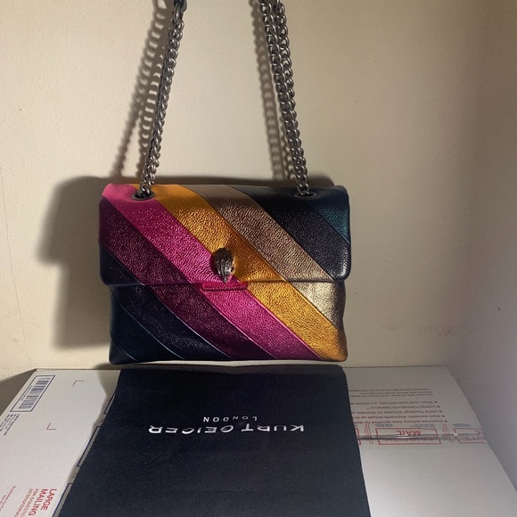 Kurt Geiger Multicolor Striped Crossbody Bag - Picture 1 of 9